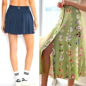 Aritzia High Rise Botton Up Tennis Pro Built  Short Pleated Skirts Size S|4